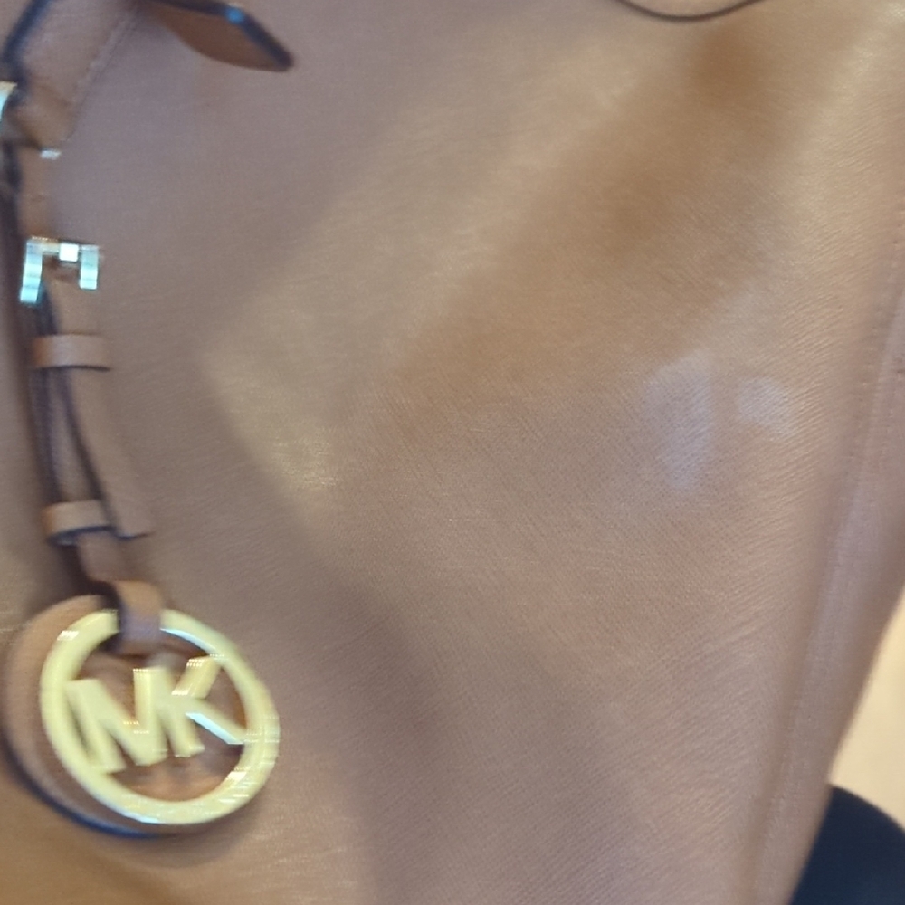 Michael Kors Tan Leather Tote - Picture 7 of 9